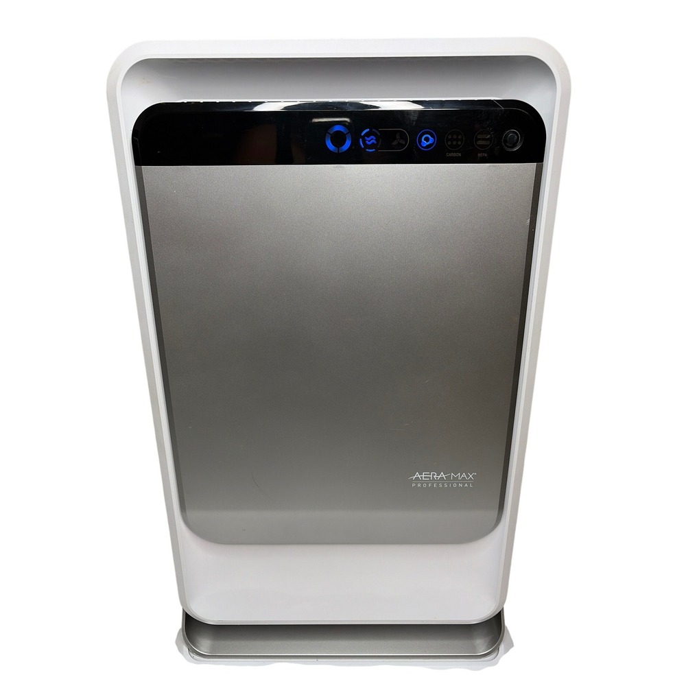 AeraMax Professional AM II True HEPA Commercial Air Purifier with stand. Used.